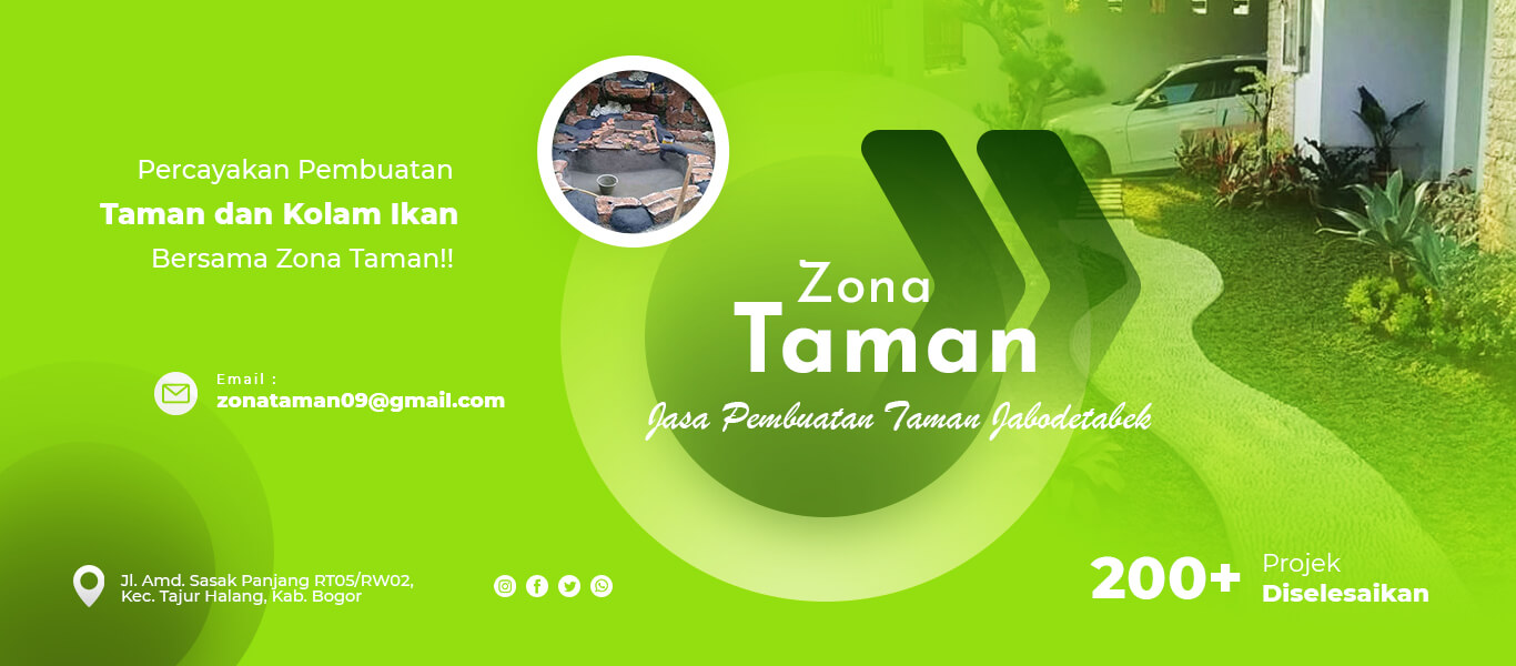 Zona Taman – Jasa Pembuatan Taman Bogor | Pembuatan dan perawatan taman